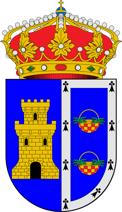 Dibujo digital del escudo de Santa Olalla